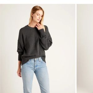 Quince Charcoal Sweater NEW